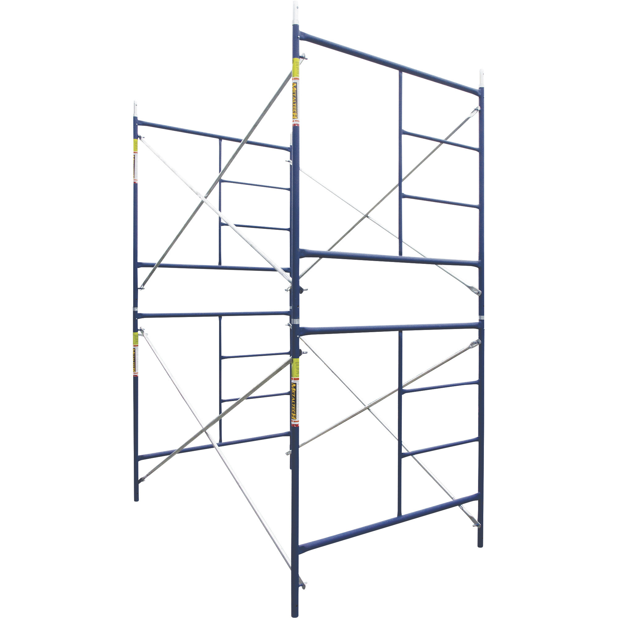 Metaltech Saferstack Double Lift Scaffold, Set of 2, 5ft. x 7ft. x 10ft., Model# M-MFC50710A